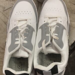 Grey And White Color Shoes For Men Size 43