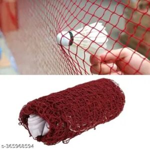 Badminton Net Red Colour And 6 Shtal
