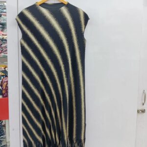 Fenty Line Korean Kurti Black Golden Color Size L