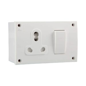 6 A Switch Socket Combine With Box Reo Pack Of 10