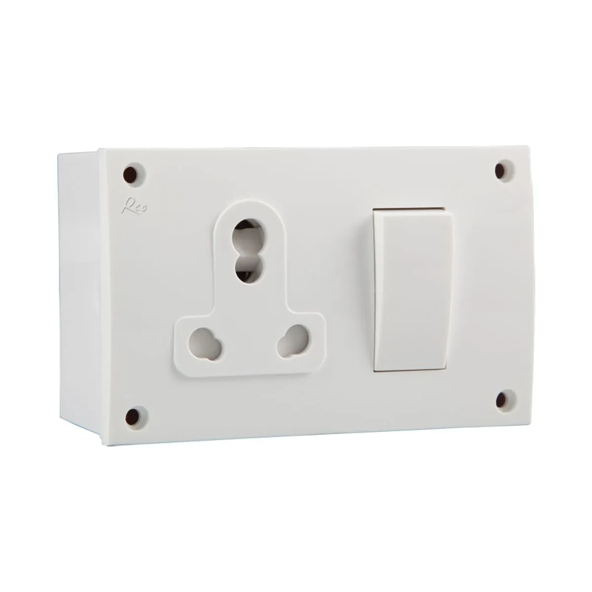 6 A Switch Socket Combine With Box Reo Pack Of 10