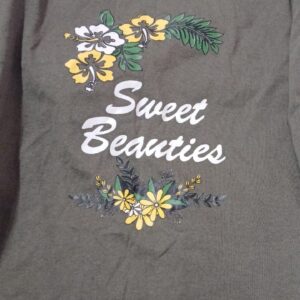 Woman Green Round Neck T Shirt Size Xxl