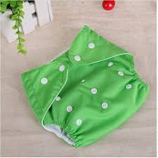 Reusable Green Color Diaper For Kids Size M