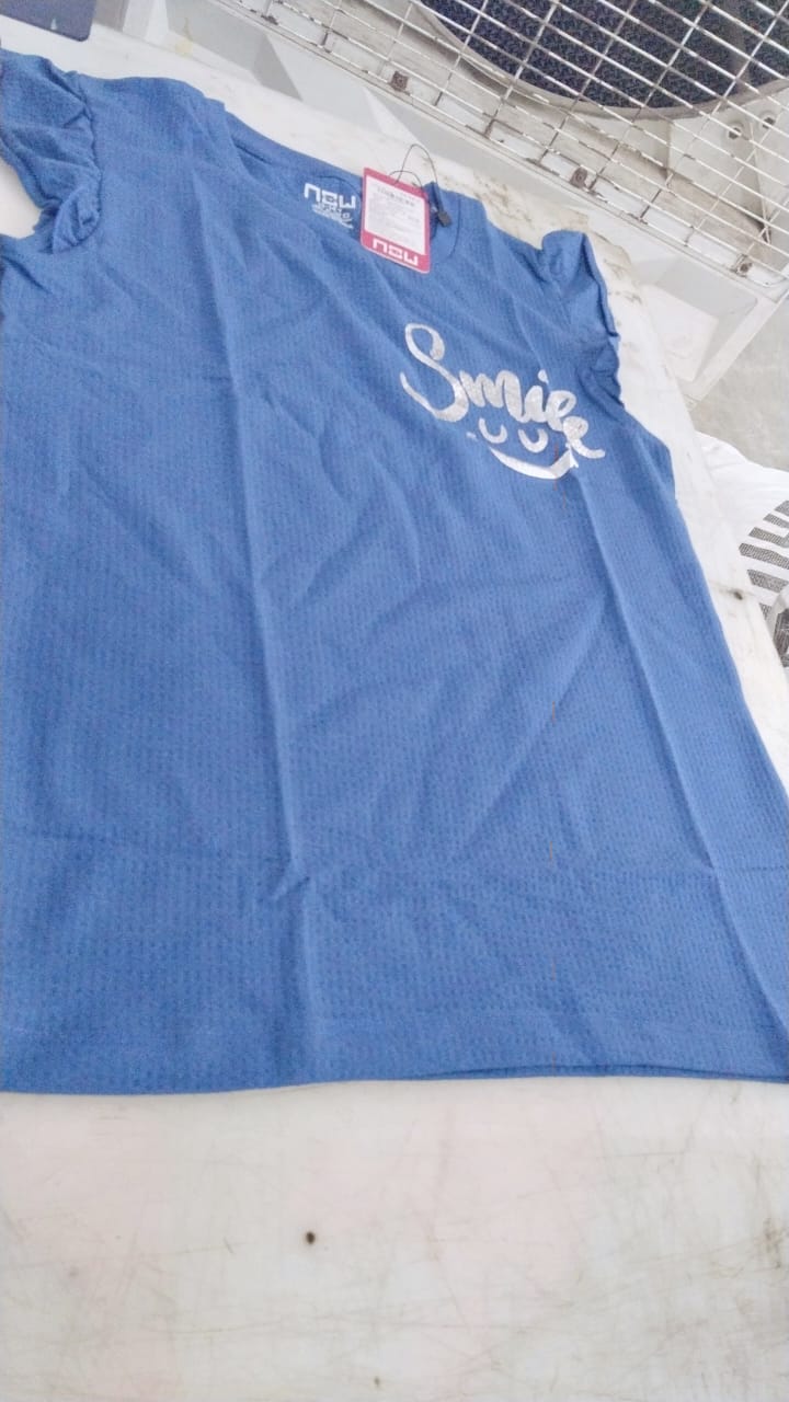 Blue Color Top For Kids Girls Size 13 To 14 Years