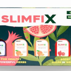 Purrustic Slimfix Natural Weight Loss 9 Herbs Aids Metabolism Digestion 60Ml Pack 6