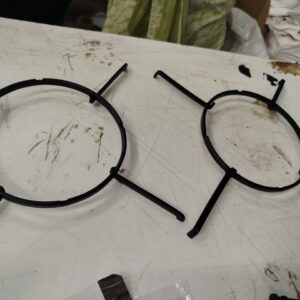 Heavy Duty Round Pan Support Gas Stove Set Of 2