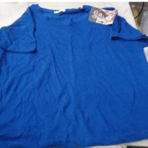 Women Regular Crop Top Blue Size S