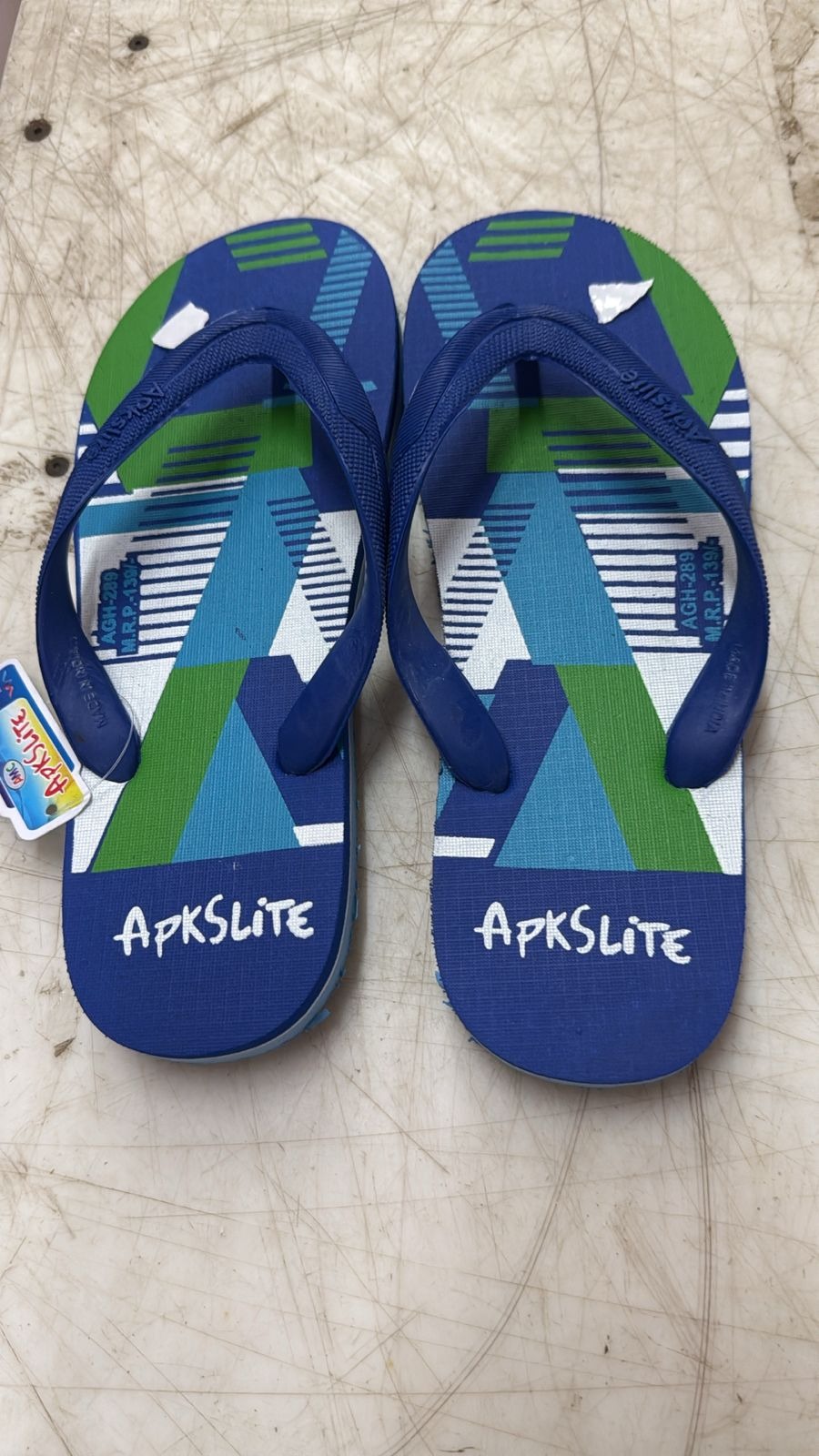 Men Slipper Blue Color Size 6