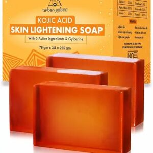 Urban Gabru Kojic Acid Dark Spot Remover Soap Bars With Vitamin C 75 G X 3