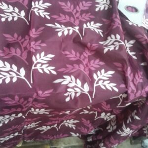 Wine Colour Window Curtain 5Ft