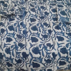 White And Blue Colour Short Kurti For Women Size 38