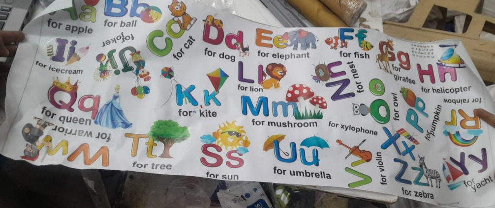 Kids Alphabet Wallpaper Sticker