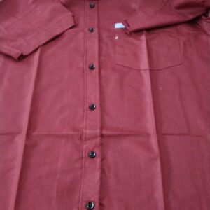 Maroon Color Half Sleeves Shirt For Men Size M
