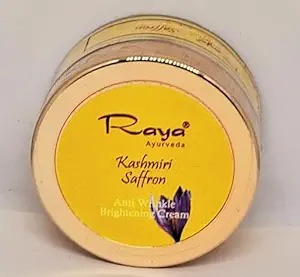 Raya Saffron Cream For Anti Wrinkle Fairness Skin Brightening 50 G
