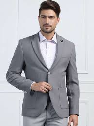 Blackberrys Men Techpro Blazer Grey Colour Size 36