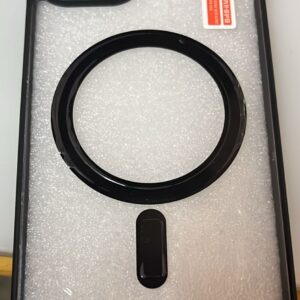 Iphone 13 White And Black Transparent Mobile Back Cover