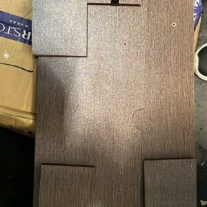 Wooden Led Brown Color Shelf 3Ft