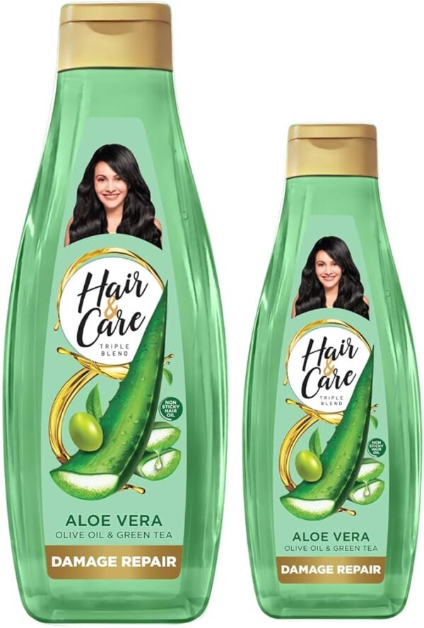 Hair And Care Aloe Vera Hair Oil 300Ml With 100Ml Free