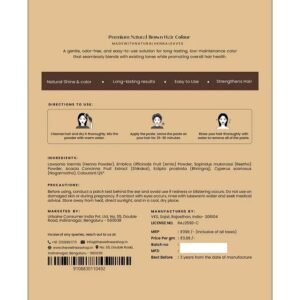 The Wellness Shop Natural Hair Color Brown 100G