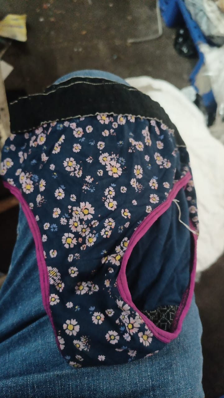 Women Panty Size S Color Blue