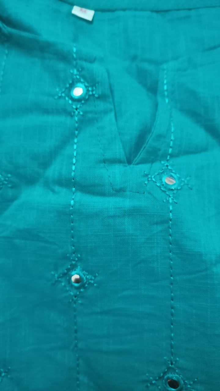 Ladies Kurti Size M Color Blue