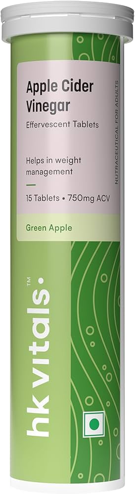 Hk Vitals Apple Cider Vinegar Effervescent Tablets 15N