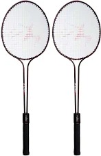 Badminton Racket Set Of 2 Black