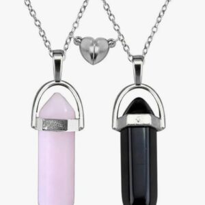 Uniqon Magnetic Broken Heart Valentines Day Special Healing Pink And Black