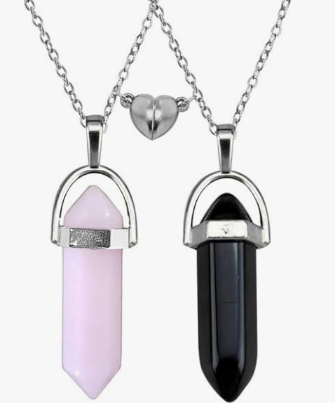 Uniqon Magnetic Broken Heart Valentines Day Special Healing Pink And Black