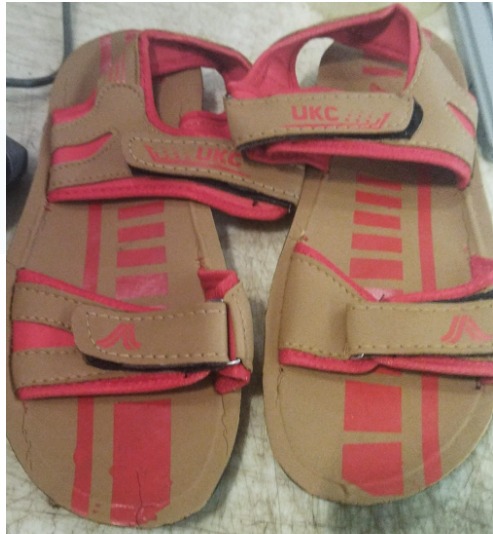Mens Stylish Casual Jenja Sandals Red Size 6