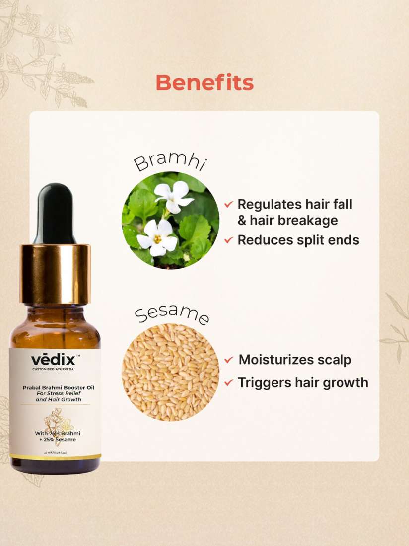 Vedic Prabal Brahmi Booster Oil 10Ml