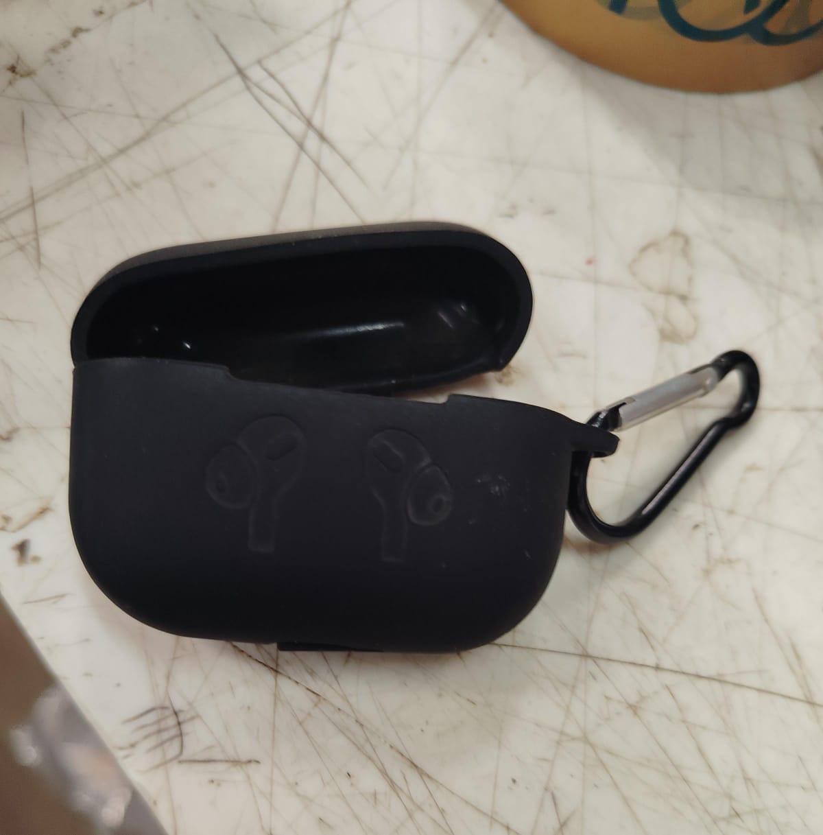 Black Colour Earbuds Cover