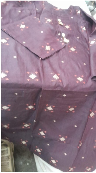 Womens Printed Kurti Size 46 Wine Colour