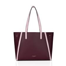 Accessorize London Women Maroon Maven Tote Handbag