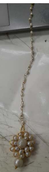 White Pearl Maang Tikka