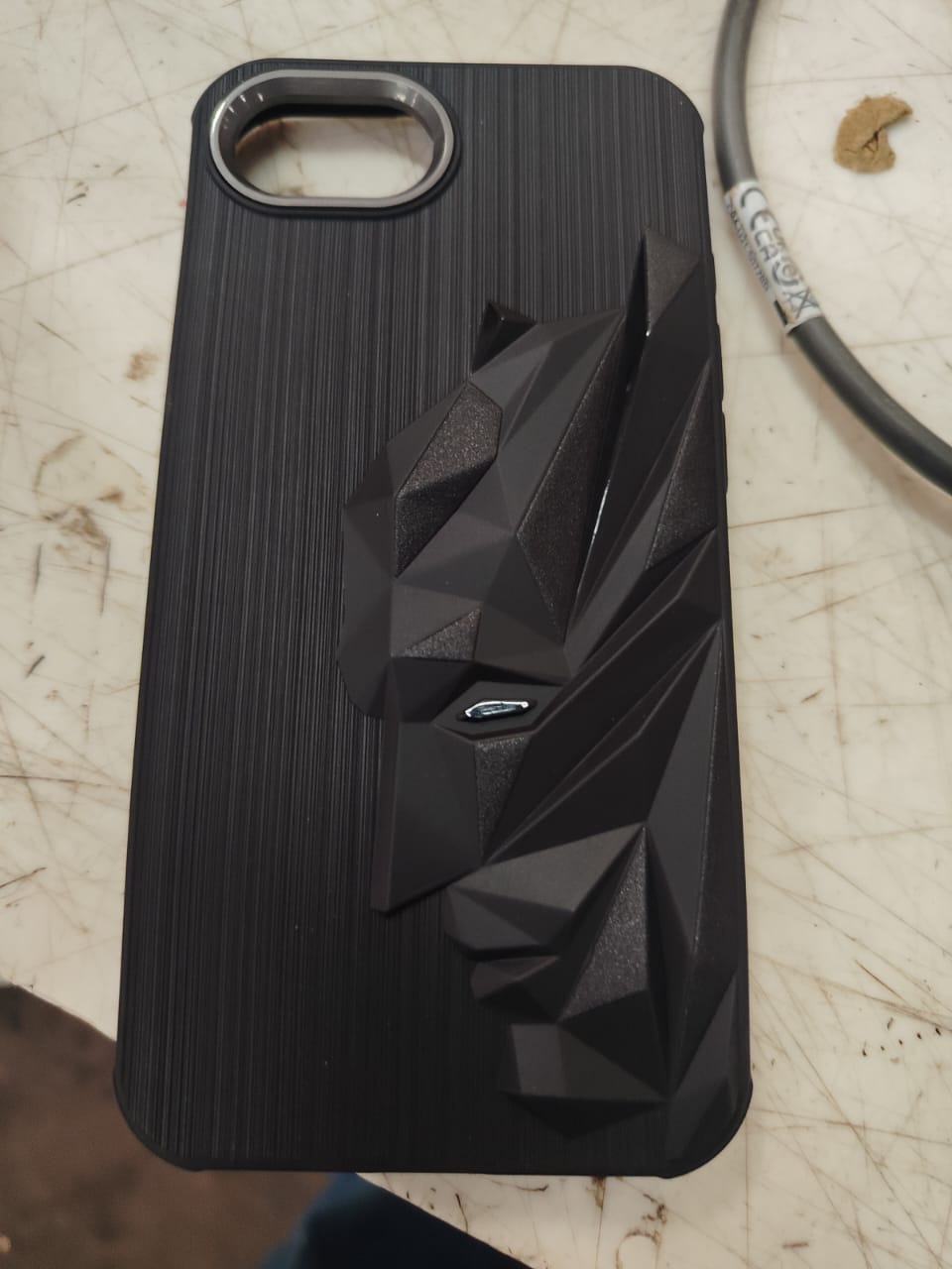 Iphone 16E Black Colour Mobile Cover