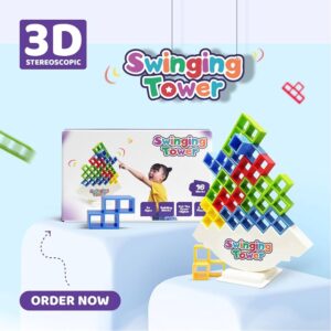 Swinging Tower Game 32 Blocks