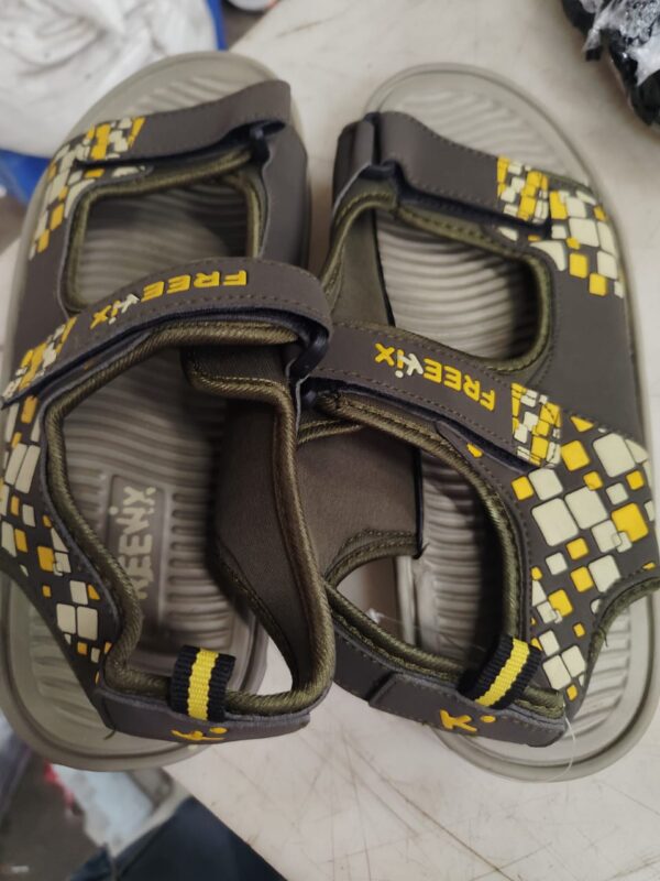 Freekix Olive Colour Sandals For Men Size 9