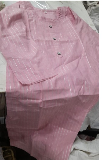 Womens Kurti Pink Size 44