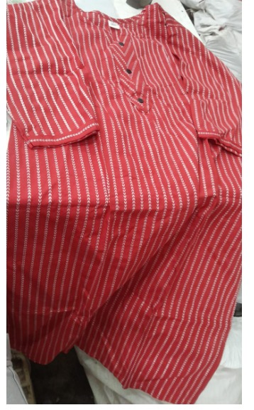 Womens Printed Kurti Size M Red