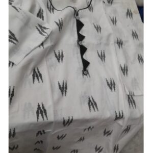 Womens Printed Kurti White Size 38