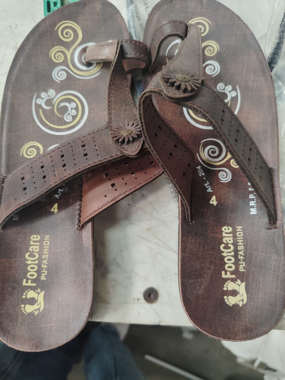 Brown Colour Flip Flop Slippers For Women Size 4