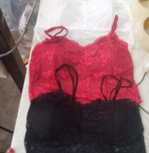 Multicolour Net Fabric Sport Bra For Womens Pack Of 3 Size 30
