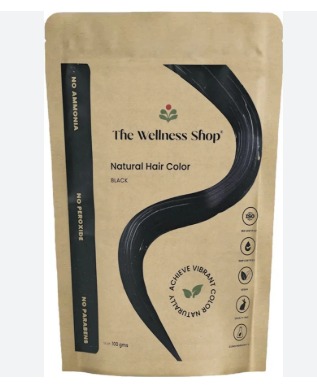 The Wellness Shop Hair Colour Black 100Gm