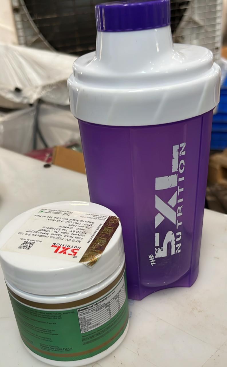 Micronized Creatine Monohydrate New Exciting Flavour 120G With Free Shaker 600Ml
