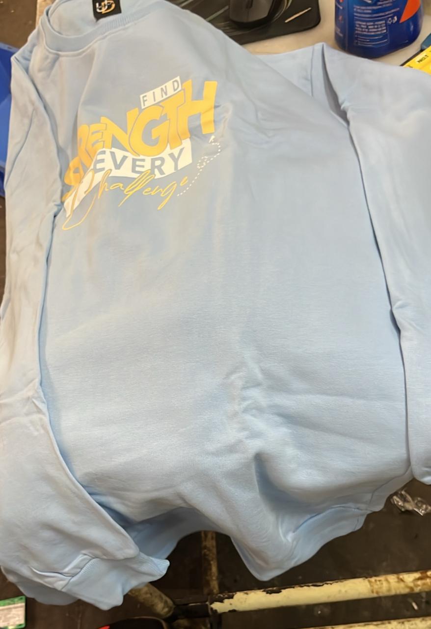 Urban Drift Men Sky Printed Sweatshirt Size Xxl