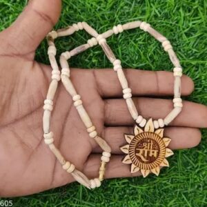 100 Original Shri Ram Tulsi Kanthi Mala Tulsi Kanthi Mala Original Beads Wood Brown
