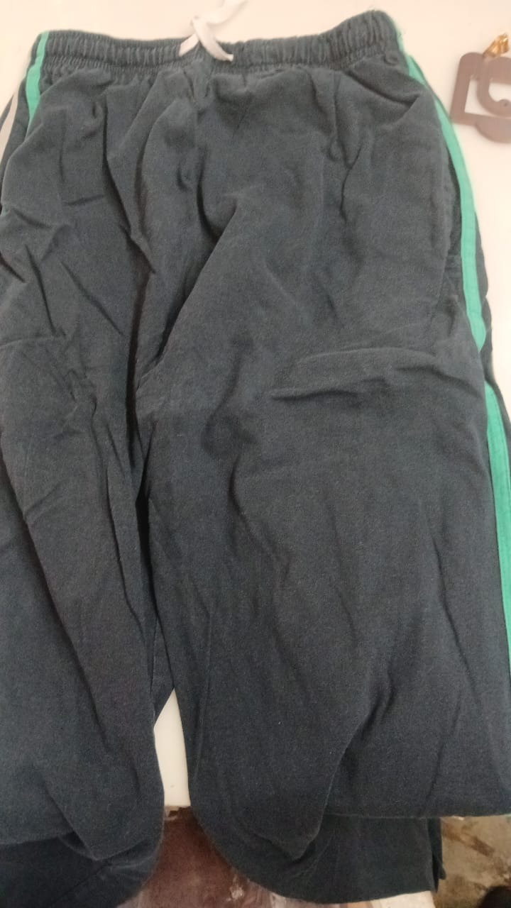 Men Blue Track Pant Size L