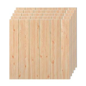 3D Foam Wallpaper Wall Panels Wooden 70Cmx70Cm