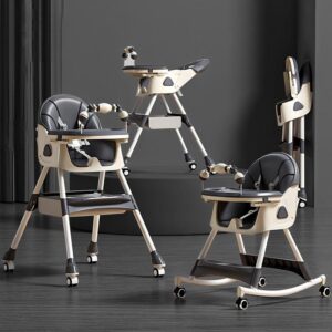 Star And Daisy Baby High Chair With Upgraded Portable Rocking Gery